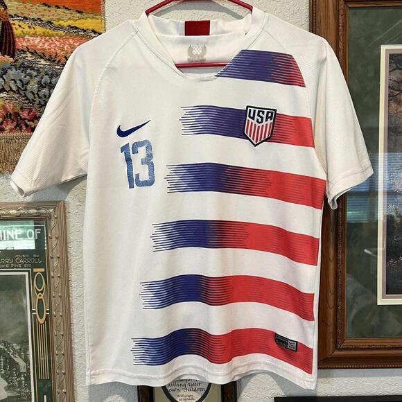Vintage RARE Alex Morgan USA Soccer Team Jersey 13 Size Small - Picture 1 of 5